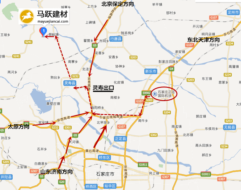 高速公路通行路线